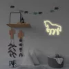 LED Neon izkārtne MANTA SNL103WH — zirga motīvs, balta