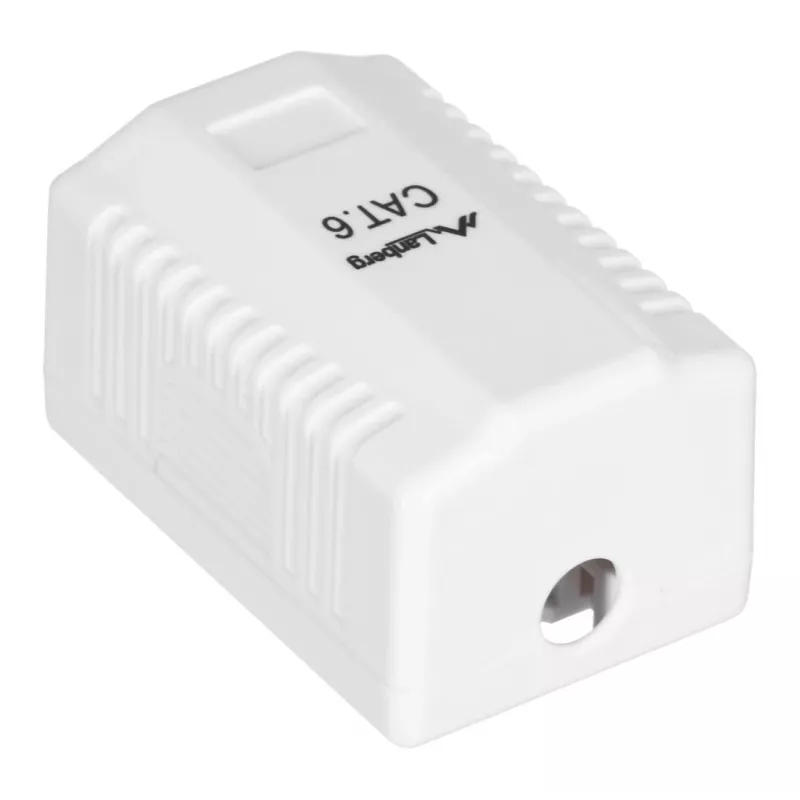 LANBERG OU6-0001-W pieslēguma kārba RJ-45, Cat6, balta