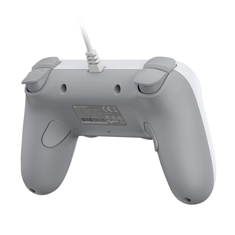 Vadu spēļu kontrolieris GameSir T3 Lite WT Balts — ergonomisks vadu kontrolieris PC