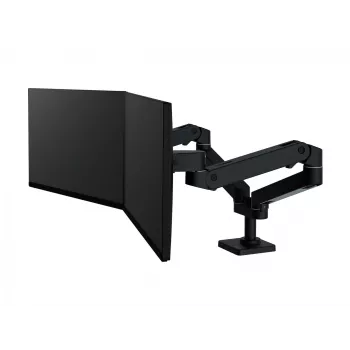 Ergotron LX Pro Montāžas Komplekts (Divroku) - modulārs - 2 LCD Displejiem - blakus - Alumīnijs - Melns - Ekrāna Izmērs: līdz 68,6 cm (līdz 27 collām) (45-686-292)