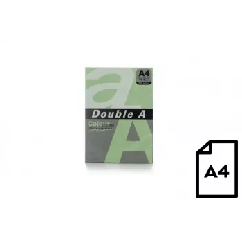 Krāsainais papīrs Double A, 80g, A4, 500 loksnes, Smaragds