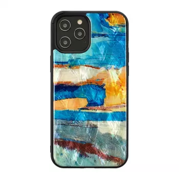Aizsargmaciņš iKins Apple iPhone 12 / 12 Pro — debeszils