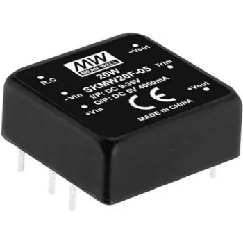 MEAN WELL SKMW20G-03 20W līdzsprieguma pārveidotājs, ieeja 18-75V, izeja 3.3V/4.5A