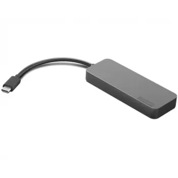 Lenovo GX90X21431 USB-C centrmezgls ar 4 USB-A portiem, melns