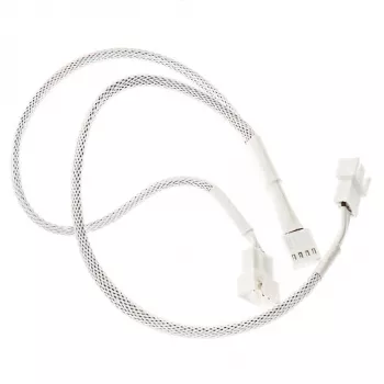 Kolink PGW-AC-KOL-159 PWM ventilatora sadalītājs 35cm pīts balts, 1→2 PWM savienotājs