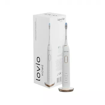 LOVIO Home SonicProtect PRO Elektriskā zobu birste Balta LVTB124WH