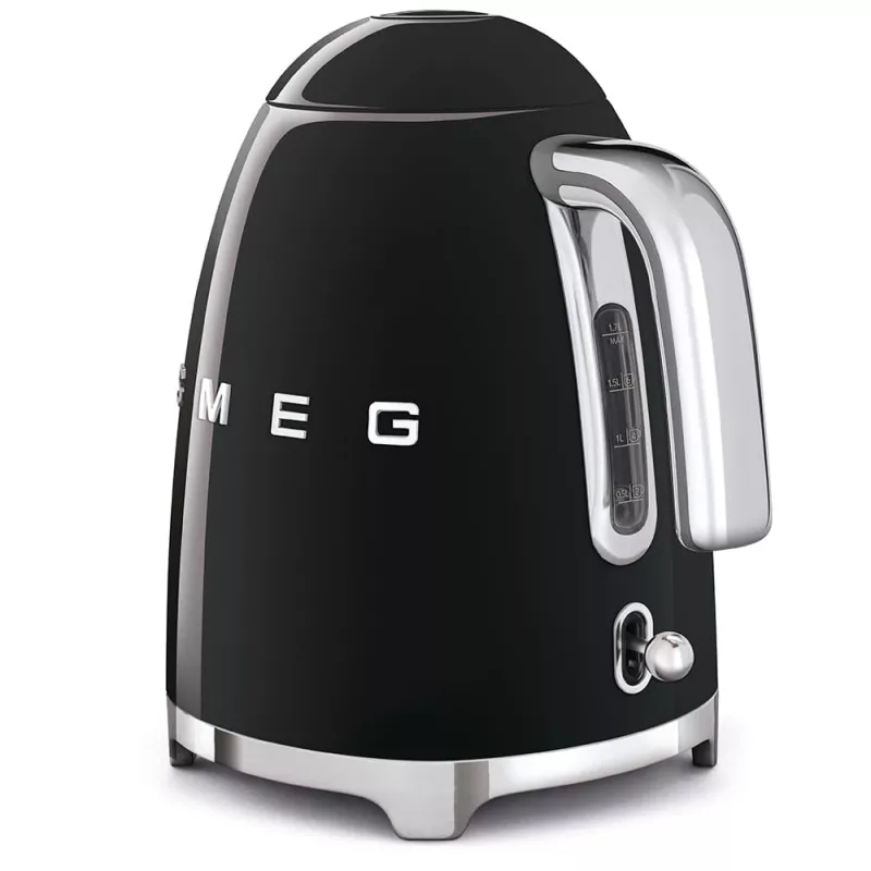 Tējkanna Smeg KLF03BLEU Nerūsējošais tērauds Plastmasa 2400 W Melna 1.7 L