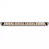 Patch Panel Digitus CAT 6 Class E Augsta Blīvuma Ekranēts Melns