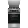 Gorenje GKS5C71XF Brīvi stāvoša plīts ar cepeškrāsni Sudraba