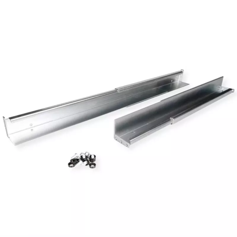 ROLINE 26.21.0114 bīdāmo sliežu komplekts, regulējams dziļums 500–750 mm, ar stiprinājuma materiālu