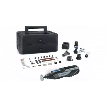 Rotācijas instruments Dremel F0138250JF 130W ar mainīgu ātrumu, kompakts rokas instruments griešanai, slīpēšanai, pulēšanai