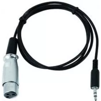 DMX adapteris EUROLITE 51916210, 3.5 mm TRS uz XLR, 1 m kabelis