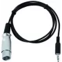 DMX adapteris EUROLITE 51916210, 3.5 mm TRS uz XLR, 1 m kabelis