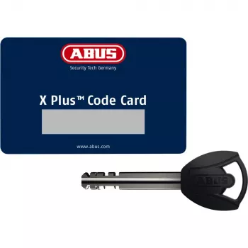 ABUS 59715 Veloslēdzene Melna - Sarkana 1200 mm Ķēdes slēdzene (59715)