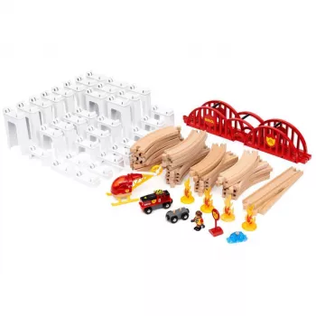 Ravensburger Brio Mega Spiral komplekts – koka vilciena sliežu aksesuārs