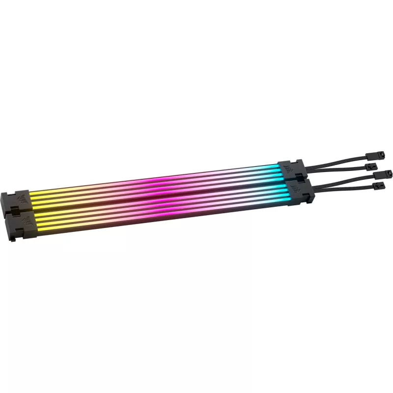iCUE ARGB PSU kabeļu sloksnes, LED lentes 2x 240mm, barošanas bloka kabelim