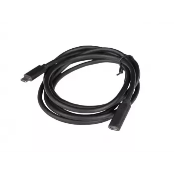 USB kabelis LANBERG CA-USBE-20CC-0015-BK USB-C uz USB-C 1.5 m, USB 3.2 Gen 1 (5 Gbit/s), apzeltīti kontakti, melns