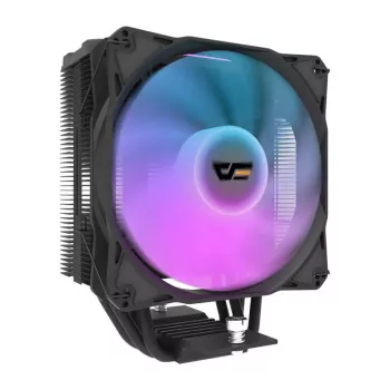 240mm datora radiators Darkflash Z4 PRO MIST MELNS ar RGB apgaismojumu