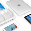 Uzlādes stacija Unitek Y-2190A — 10× USB porti (8×USB 2.0 + 2×USB 3.2 Gen1), bezvadu uzlāde, 96W kopā