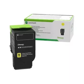 Lexmark 78C2UYE Tonera komplekts dzeltens īpaši lielas ietilpības līguma. 7K lpp.