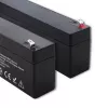 Noslēgts AGM akumulators QOLTEC 12V 2.3Ah UPS un rezerves sistēmām, maksimālā izlāde 34.5A