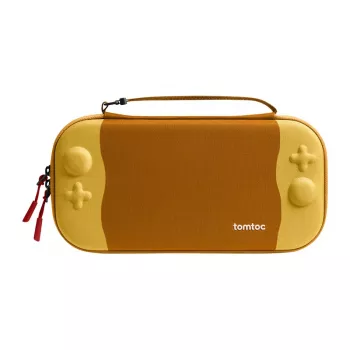 Slimais aizsargmaciņš Tomtoc FancyCase-G05 Nintendo Switch 2, dzeltens