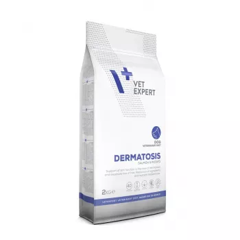 VET EXPERT Veterinary Diet Dermatosis Dog Salmon & Potato - sausā barība suņiem - 2 kg
