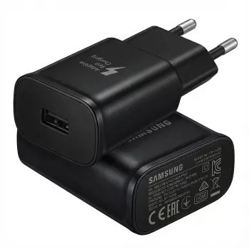 Ātrais lādētājs Samsung EP-TA200NBEGWW 15 W USB-A sienas adapteris, melns