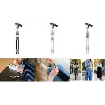 Ansmann Lanyard Cable USB Type-C uz Zilu - Kabelis - Digitāls/Dati (1700-0191)