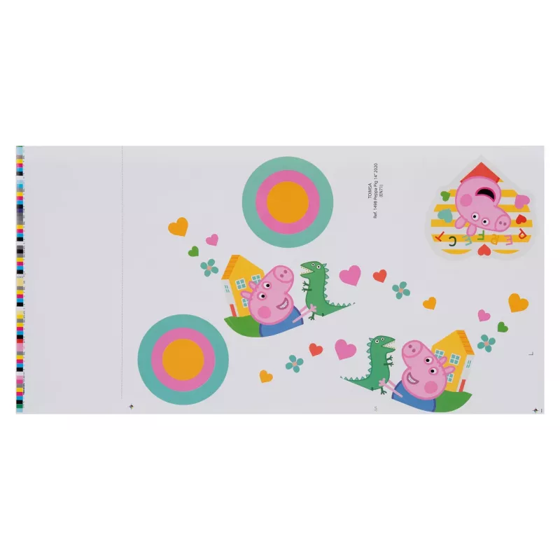 Bērnu velosipēds Toimsa TOI1198 12 collu Peppa Pig dizains, putuplasta riepas, priekšējā bremze, sānu riteņi, grozs