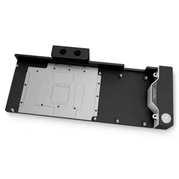 Ūdens bloka aktīvā aizmugures plate EK Water Blocks Acetal Nickel Black 41mm