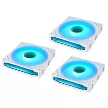 Lian Li UNI FAN SL-INF 140 ARGB Reverse Blade PWM korpusa ventilatori - balts, 3 komplektā