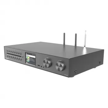 Telestar 5700550 interneta radio DAB+ FM, 60 W, melns/metālisks