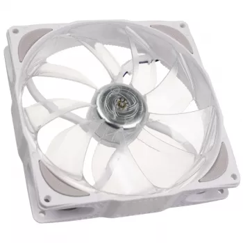 Dzesēšanas ventilators NoiseBlocker NB-eLoop X B14-P ARGB PWM 140mm balts