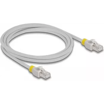 Tīkla kabelis DeLOCK RJ45 Cat.6A S/FTP 2m Pelēks