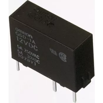 Omron PCB relejs 24 V/DC 5 A 1 Normāli atvērts kontakts G6D-1A-ASI 24DC 1 gab.