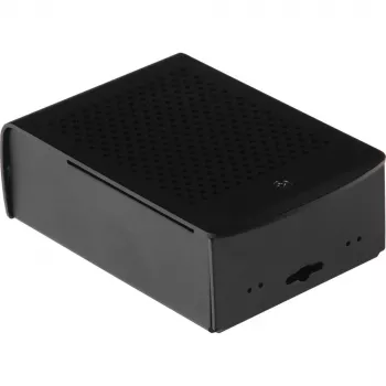 JOY-IT RPI CASE ALU06 - Korpuss Raspberry Pi 4, alumīnijs, melns (RB-ALUCASEP4+06)