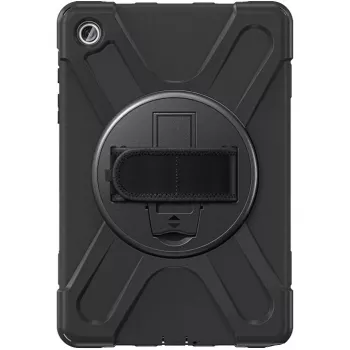 4smarts Rugged Case Grip Samsung Galaxy Tab A9+ 27,9 cm aizsargmaciņš ar 2 statīva režīmiem Melns