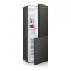 Ledusskapis ar saldētavu MPM MPM-215-KB-39/E — 215 L, apakšējā saldētava, tumšais inox, atgriezeniskas durvis, LED apgaismojums