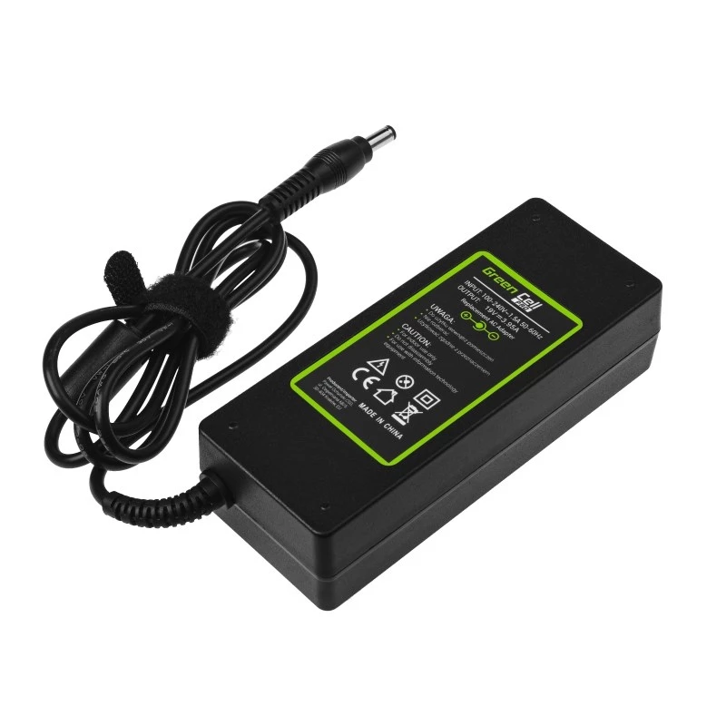 Lādētājs klēpjdatoram Green Cell AD26AP 75W 19V maiņstrāvas-līdzstrāvas iekštelpu, melns