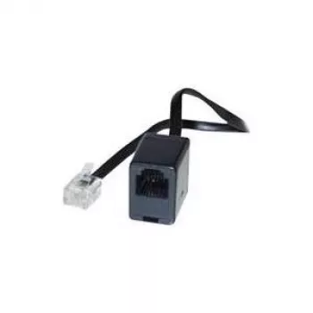 ShiverPeaks S/CONN 6m RJ11 Melns Caurspīdīgs Kabelis TC 70226
