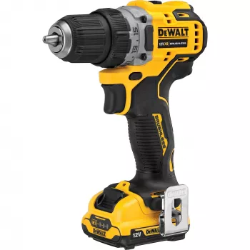 Bezvadu skrūvgriezis DeWALT DCD701D2-QW, 12V, 1500 apgr./min, 57,5 N·m, 2x2 Ah baterijas
