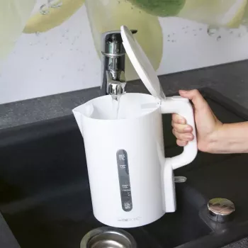 Elektriskā tējkanna CLATRONIC WK 3835 — 1.7 L, 2200 W, Balta