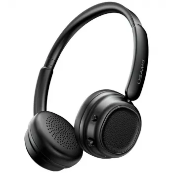 Bezvadu austiņas Bluetooth 5.3 Usams SR01 ANC melnas