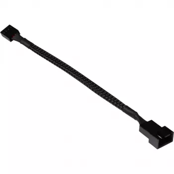 Alphacool 18673 pagarinātāja kabelis 4-pin PWM, melns, 150mm