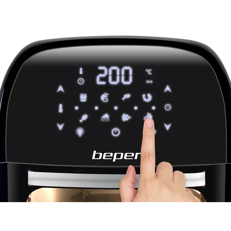 Gaisa fritieris Beper P101FRI012 12 L 1800 W Melns