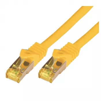 Tīkla kabelis M-Cab 20m RJ-45 Cat7 Dzeltens