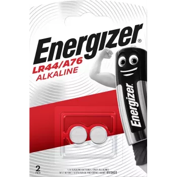 Energizer sārmainās baterijas LR44/A76 2 gab., 1,5V