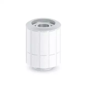 BitsPower taisnais rotējošais savienotājs G1/4 collu vīrišķais uz 16/10 mm — Arctic White