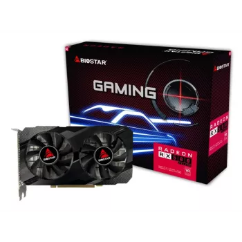 Grafikas karte BIOSTAR Radeon RX 580 8 GB GDDR5, 256-bit, 1150 MHz, PCIe x16, 2 ventilatori